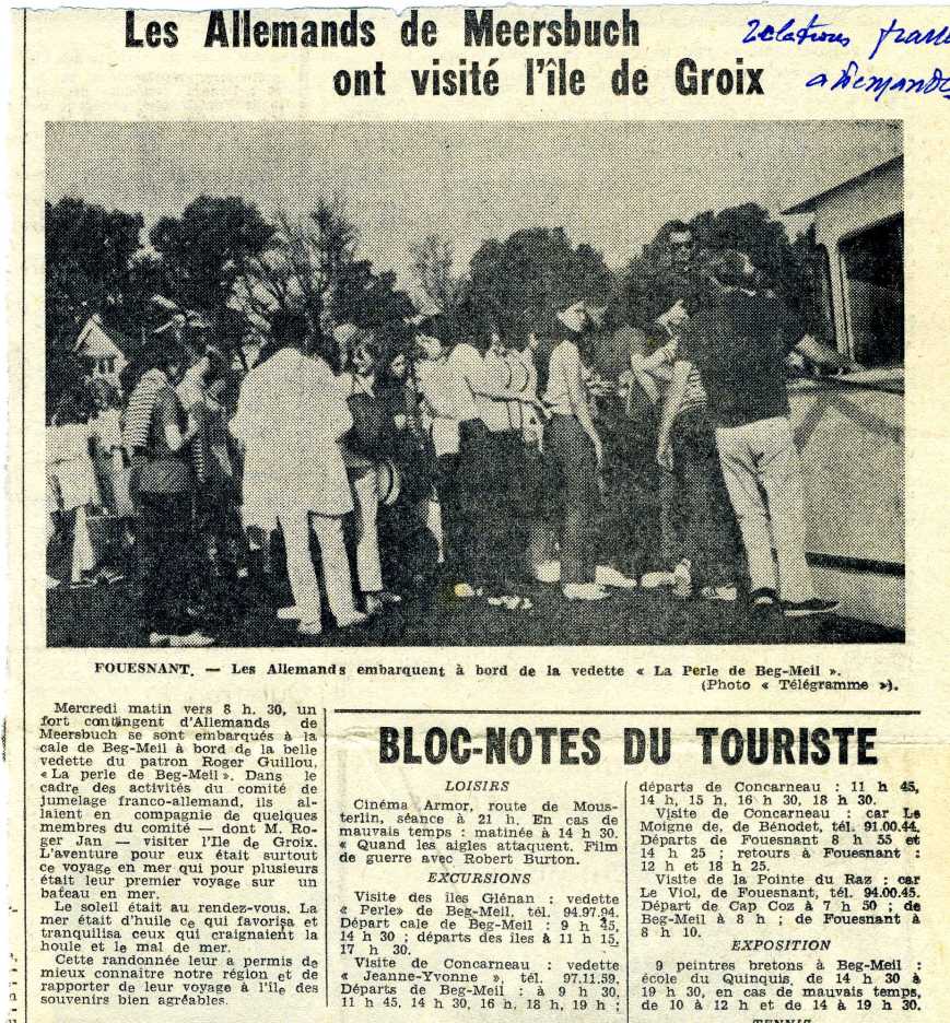 Le Télégramme juillet 1971