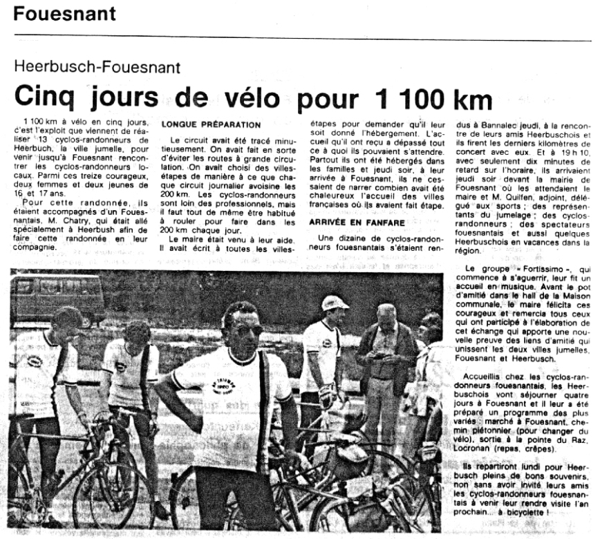 Ouest France, 22 juin 1985
