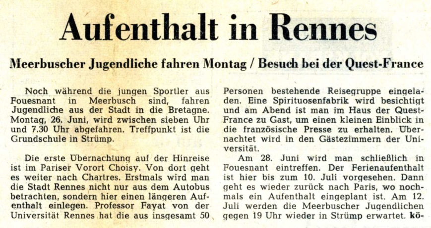 Rheinische Post, 24 juin 1972