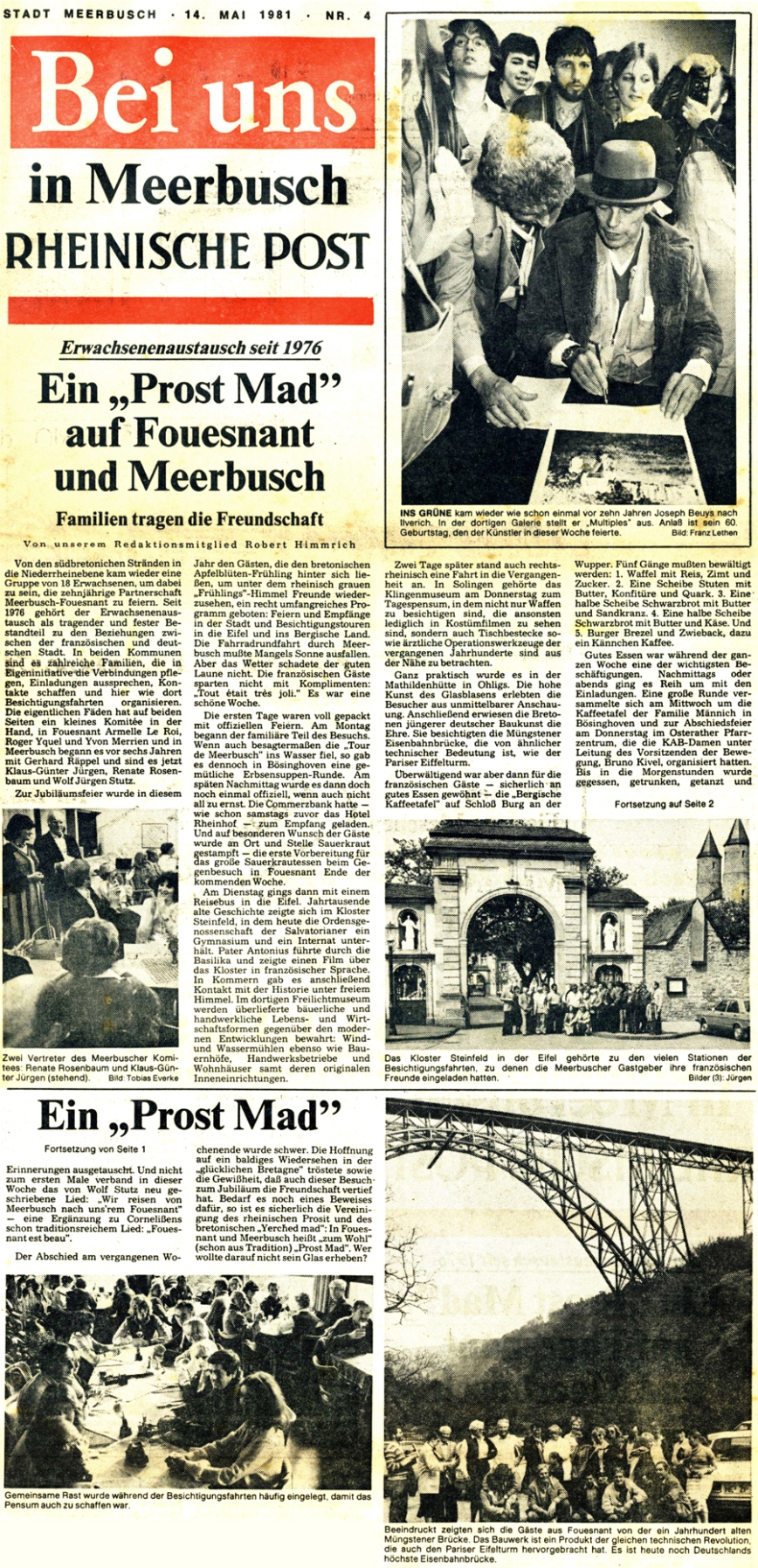 Bei uns in Meerbusch - Rheinische Post, 14 mai 1981