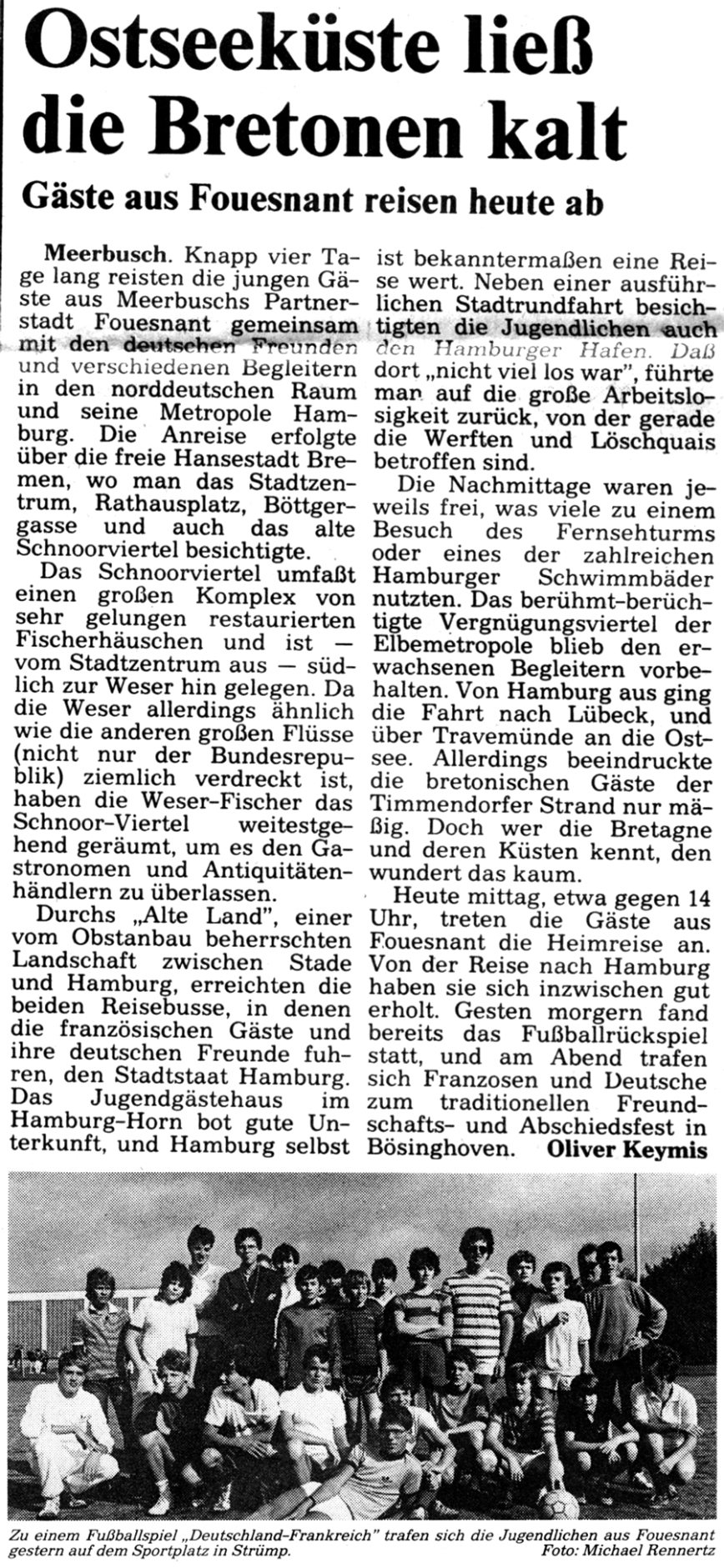 Rheinische post, 28 août 1982
