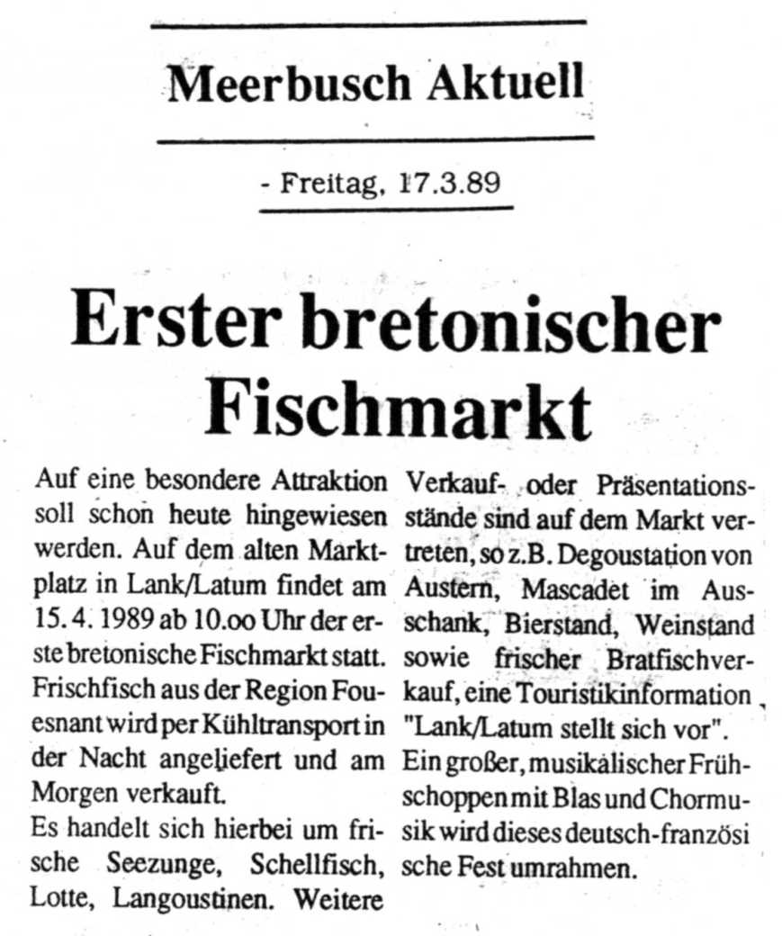 Meerbusch Aktuell, 17 mars 1989